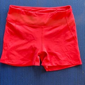 Outdoor voices red techsweat medium shorts